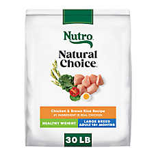 Nutro Natural Choice&trade; Large Breed Healthy Weight Adult Dry Dog Food - Chicken & Brown Rice