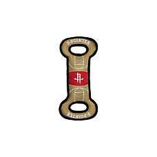 Pets First NBA Houston Rockets Nylon Court Dog Toy