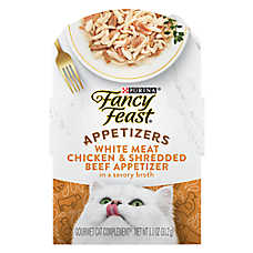 Fancy Feast? Appetizers Adult Cat Wet Food - 1.42 oz., Grain Free, No Animal By-Products