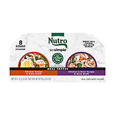 Nutro So Simple Adult Wet Dog Meal Complement Broths - Variety Pack, 8 Count