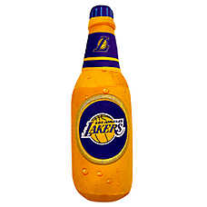 Pets First LA Lakers Plush Bottle Dog Toy