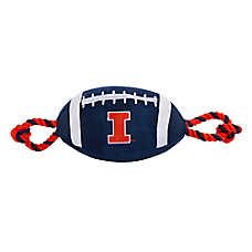 Pets First University of Illinois Football Rope Dog Toy