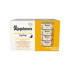 Applaws Limited Ingredient All Life Stage Wet Cat Food - In Gravy, Variety Pack, 24 ct