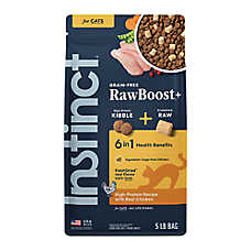 Instinct? Raw Boost Cat Food - Natural, Grain Free, Freeze Dried Raw, Chicken
