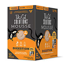 Tiki Cat? Solutions&trade; Mousse Wet Cat Food - Digestion, 12 CT, 28.8 OZ