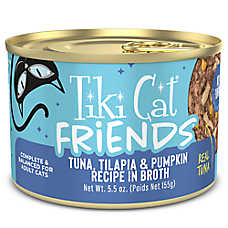 Tiki Cat? Friends Wet Cat Food - Non-GMO, Grain & Potato Free, 5.5oz