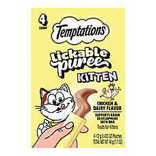 Temptations&trade; Lickable Puree Kitten Cat Treat - 1.7 Oz