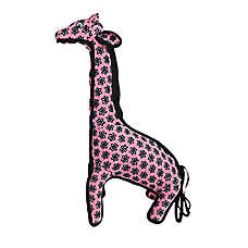 TUFFY? Zoo Pink Giraffe Dog Toy