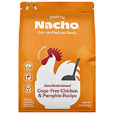 Made By Nacho&trade; Bone Broth Infused Adult Dry Cat Food - Natural, High Protein, Chicken & Pumpki