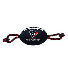 Houston Texans Football Rope Dog Toy