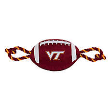Pets First Virginia Tech Football Rope Dog Toy