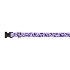 Top Paw? Purple Paw Print Dog Collar, Purple Dog Collar, Adjustable, Comfortable, Multiple Sizes