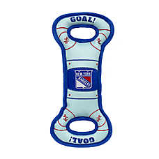 Pets First New York Rangers Hockey Tug Toy