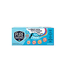Pure Cravings Mercury Tested Adult Wet Cat Food - Grain Free, Pate, 12 Ct, Variety Pack, 36 Oz