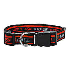 Pets First NCAA Oklahoma State Satin Dog Collar
