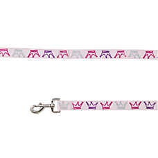 Top Paw? Dog Leash, Walking Dog Leash, Princess, Pink Dog Leash, 6' Long 1" Wide
