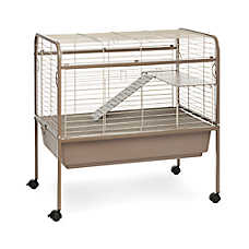 Prevue Pet Products Small Animal Home - Cage with Stand & Metal Ramp