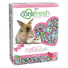 carefresh® Small Pet Bedding - Rabbit, Guinea Pig, Hamster - Odor Control, Absorbant - Tutti Frutti