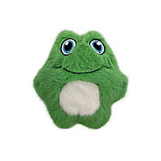KONG Snuzzles Frog Squeaky Plush Dog Toy, XS