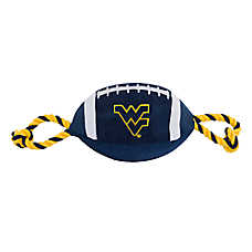 Pets First West Virginia University Football Rope Dog Toy