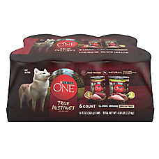 Purina ONE? True Instinct Adult Dog Wet Food - 5.71 lb., Variety Pack, Grain Free, Natural