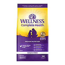 Wellness? Complete Health Adult Dry Dog Food - Natural, Grain Free, Chicken & Chicken Meal