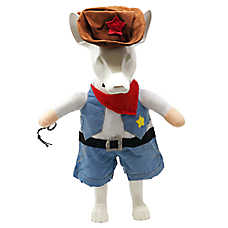 Pet Life Halloween Rodeo Bones Cowboy Dog & Cat Costume