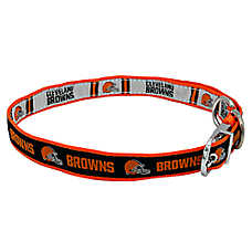 Pets First Cleveland Browns Reversible Dog Collar