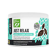 Only Natural Pet Just Relax Herbal Anxiety & Stress Calming Chews for Dogs, Bacon, 60 & 120 CT
