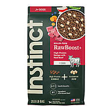 Instinct? Raw Boost Kibble + Freeze-Dried Raw All Life Stages Dry Dog Food  - Raw, Grain Free, Beef