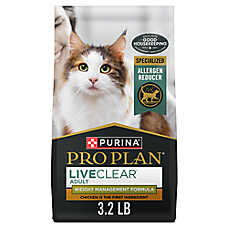 Purina Pro Plan LiveClear Allergen Reducing Adult Dry Cat Food - Chicken