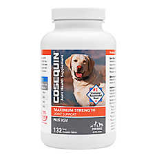 Nutramax Cosequin Dog Maximum Strength Hip & Joint Supplement Plus MSM, Chewable Tabs, 132 Count