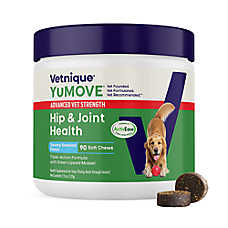 Vetnique's YuMOVE Dog Advanced Vet Strength Hip & Joint, Seafood Flavor Soft Chews, Multiple Sizes