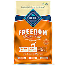 Blue Buffalo Freedom Grain Free, Large Breed Chicken & Potatoes Adult Dry Dog Food