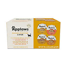Applaws Cat - Adult, Wet Food, Chicken Selection, In Broth, Variety Pack, 16 CT, 33.92 OZ