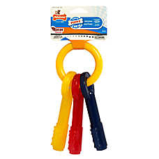 Nylabone? Puppy Teething Keys Chew Dog Toy, Bacon Flavor