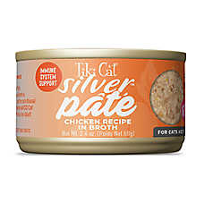 Tiki Cat Silver Pate Senior Wet Cat Food - Natural, 2.4oz