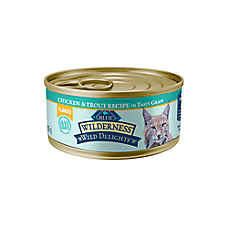 Blue Buffalo Wilderness Adult Wet Cat Food - Grain Free, Flaked, 5.5 Oz.