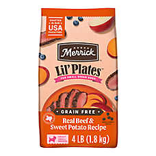 Merrick? Lil' Plates? Grain Free Small Breed Adult Dry Dog Food - Natural, Texas Beef & Sweet Potato