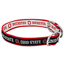 Pets First Ohio State Buckeyes Reversible Dog Collar