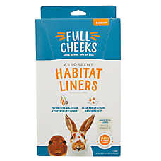 Full Cheeks&trade; Small Pet Absorbent Habitat Liners - 5ct