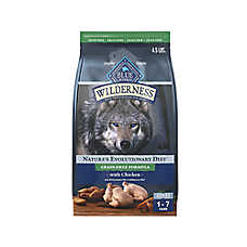 Blue Buffalo Wilderness High Protein, Chicken Adult Dry Dog Food, Grain-Free