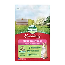 Oxbow Essentials Young Rabbit Food Pellets - Vitamin & Mineral Rich Diet for Young Rabbits 5-10 Lbs