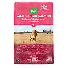 Open Farm With Grain Adult Dry Dog Food - Humanely Raised & Sustainably Sourced, Salmon