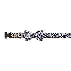 Top Paw? Animal Print Dog Collar, Black & White Dog Collar, Adjustable, Multiple Sizes