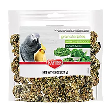 KAYTEE® Granola Bites With Spinach & Kale - Pet Bird Treats