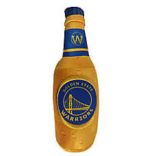 Pets First Golden State Warriors Plush Bottle Dog Toy