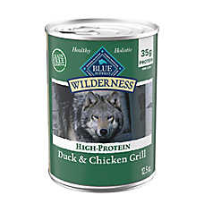 Blue Buffalo Wilderness High Protein Adult Wet Dog Food - Grain Free, Pate, 12.5 oz