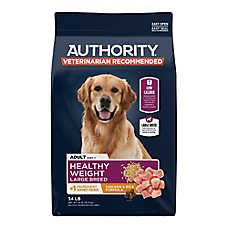Authority Healthy Weight Large Breed Adult Dog Dry Food - Chicken & Rice, 34 lb