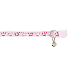 Whisker City? Pink Princess Cat Collar, Pink Cat Collar, Break-Away Collar, Multiple Sizes